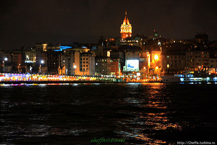 Галатский мост и Галатская башня. Стамбул, Турция