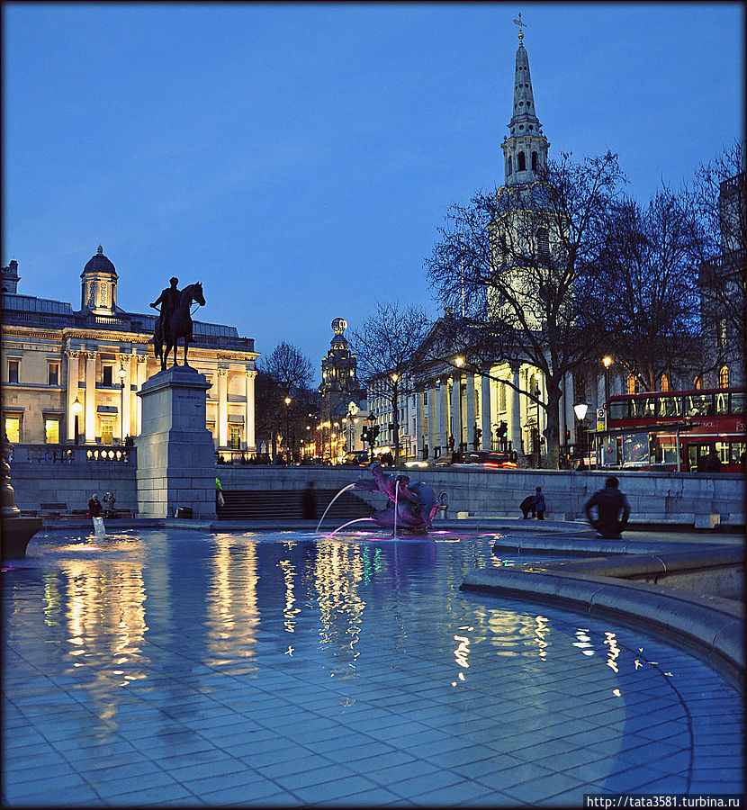 Трафальгарская площадь — главная площадь Лондона Лондон, Великобритания Трафальгарская площадь — главная площадь Лондона Лондон, Великобритания