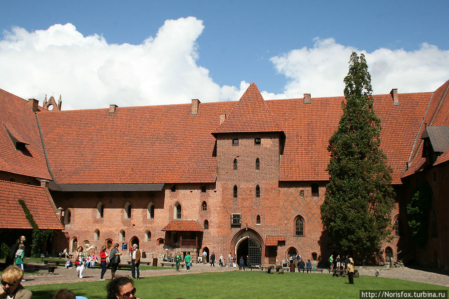 Двор Среднего замка Мальборк, Польша