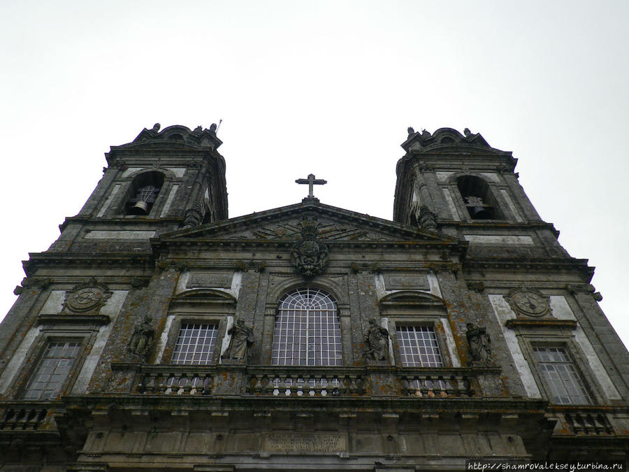 Брага. Церковь над городом Брага, Португалия