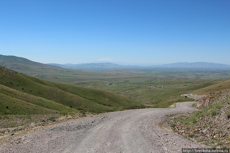 Дорога на озеро Ван Эрзурум, Турция