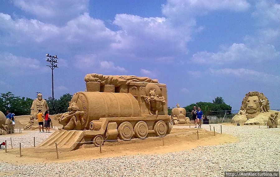 Песчанные скульптуры 2012 Бургас Бургас, Болгария