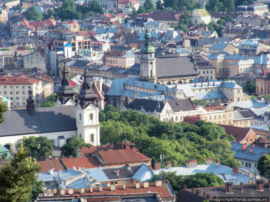 Город с высоты птичего полета... или взгляд с Высокого замка Львов, Украина
