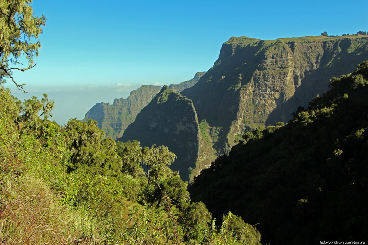 Джинбар водопад Сымен Национальный Парк, Эфиопия