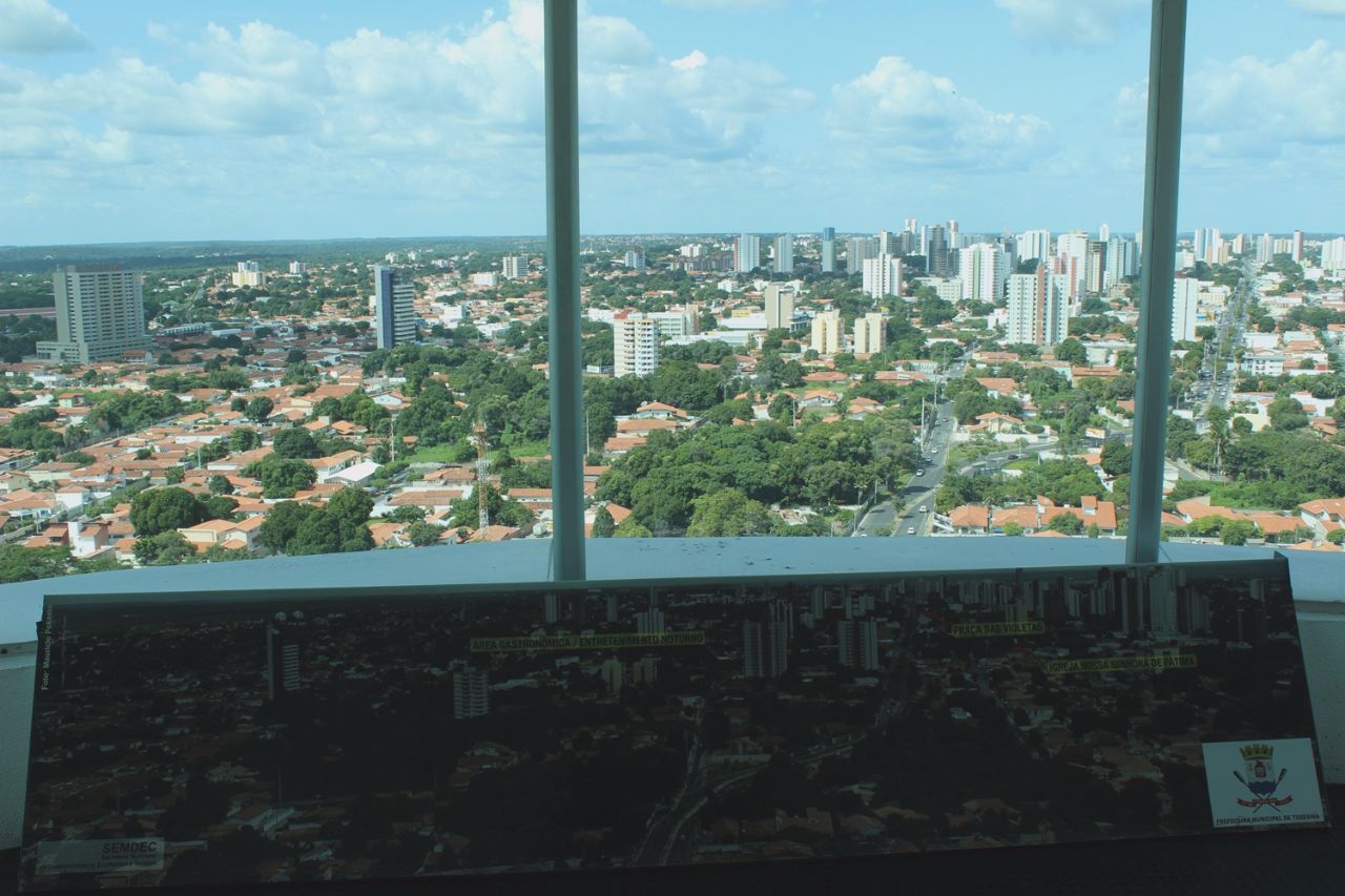 Вантовый мост с панорамной площадкой Терезина, Бразилия