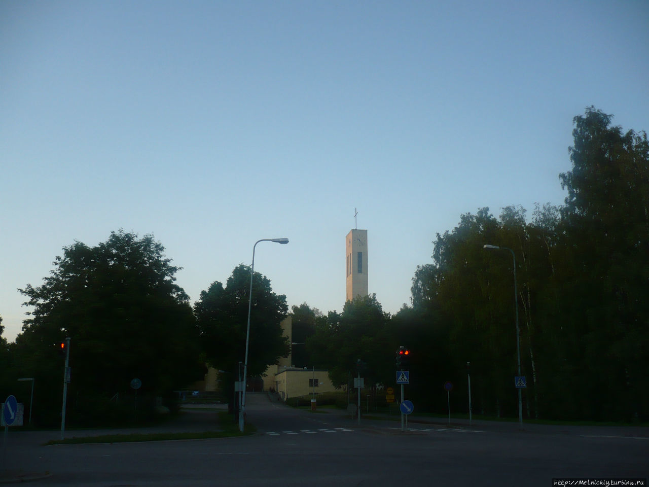 Главная приходская церковь города Варкаус, Финляндия