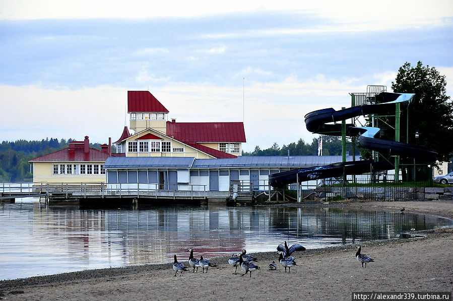 Город на Дубовом острове Расеборг (|Экеняс), Финляндия