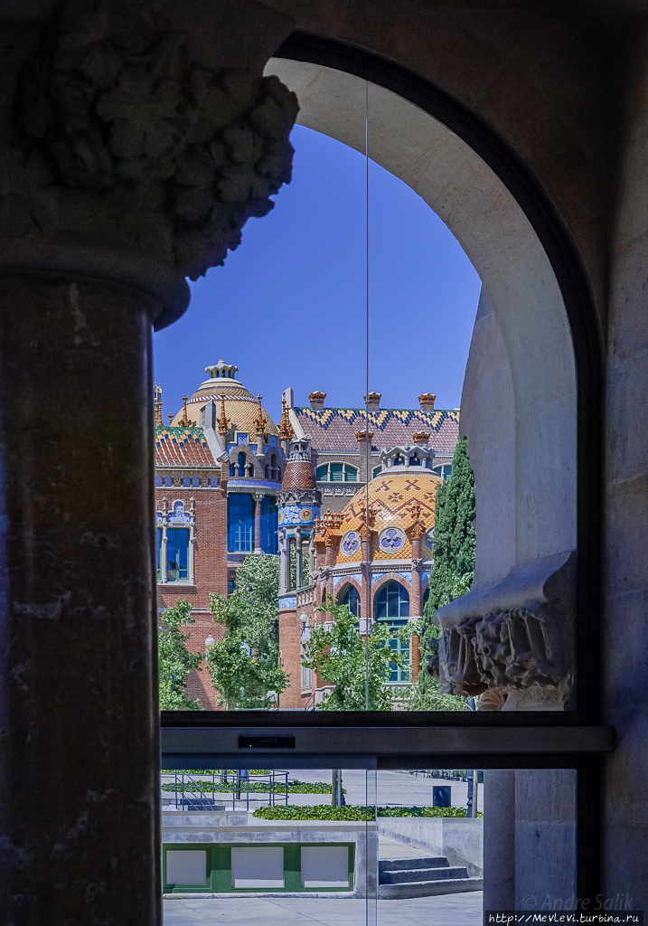 Внутри Hospital de Sant Pau Барселона, Испания Внутри Hospital de Sant Pau Барселона, Испания