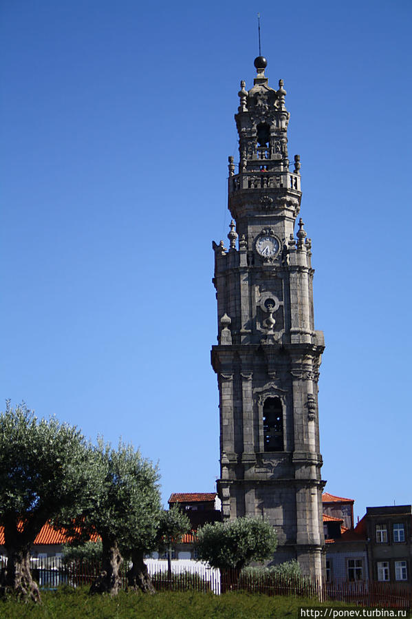 Барочная башня Клеригуш Порту, Португалия