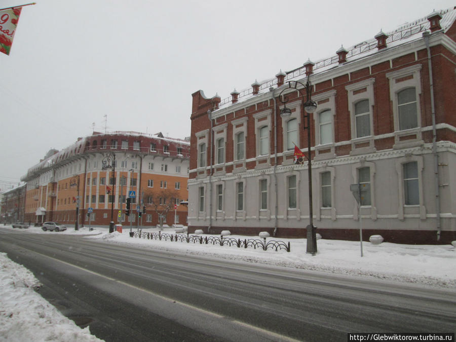 Прогулка по Тюмени в апрельский снегопад Тюмень, Россия