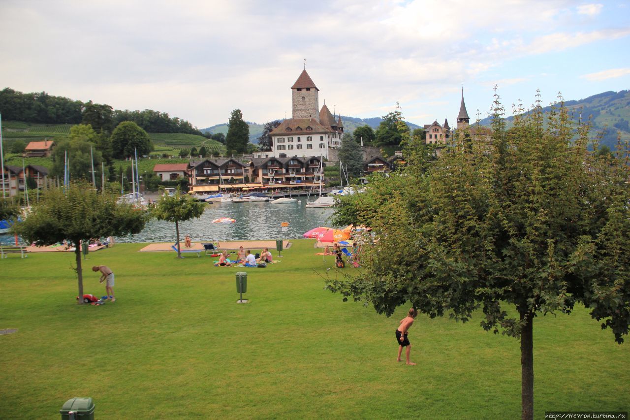 Где можно искупаться в Шпице Шпиц, Швейцария