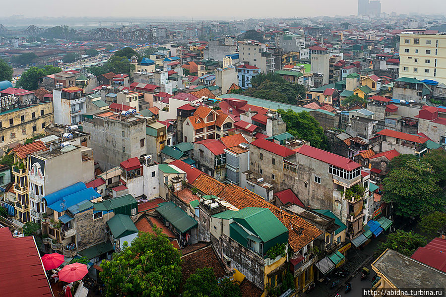 Цветные крыши Ханоя Ханой, Вьетнам
