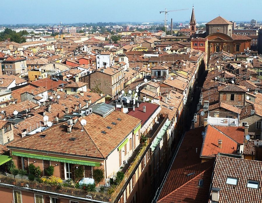 Модена глазами птиц Модена, Италия Модена глазами птиц Модена, Италия