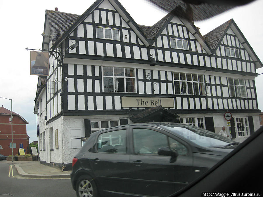 Тюдоровский стиль домов в Тюксбери Тьюксбери, Великобритания