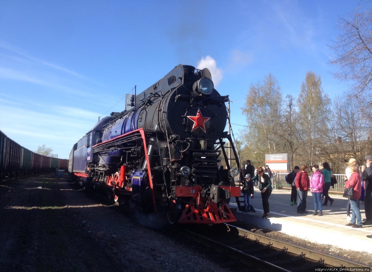 На паровозе в Карелию Сортавала, Россия