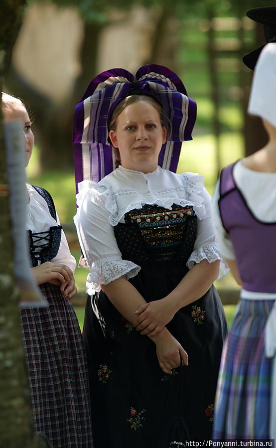 Участники фестиваля народного танца Гутах, Германия