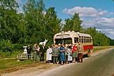 На пути в Ясную поляну.
СССР, 1956 год. (Jacques Dupâquier)