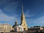 Ботный домик, Петропавловский собор и колокольня.