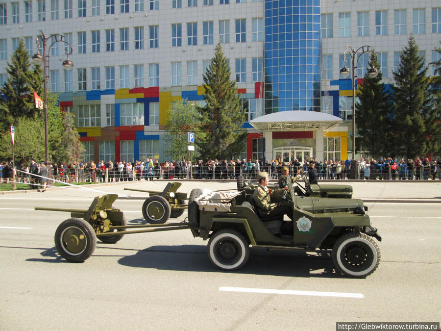 Прогулка по Тюмени в День Победы Тюмень, Россия