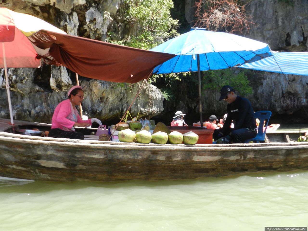 Экскурсия по островам. Ч — 2. Катание на каноэ Пханг-Нга, Таиланд
