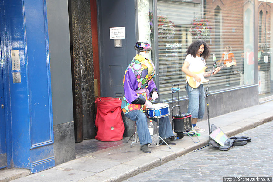 уличные музыканты Дублин, Ирландия