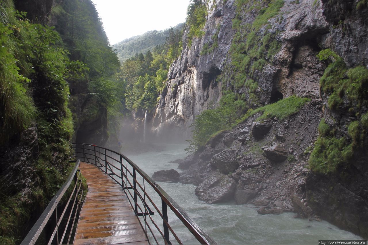 Ущелье реки Ааре Майринген, Швейцария