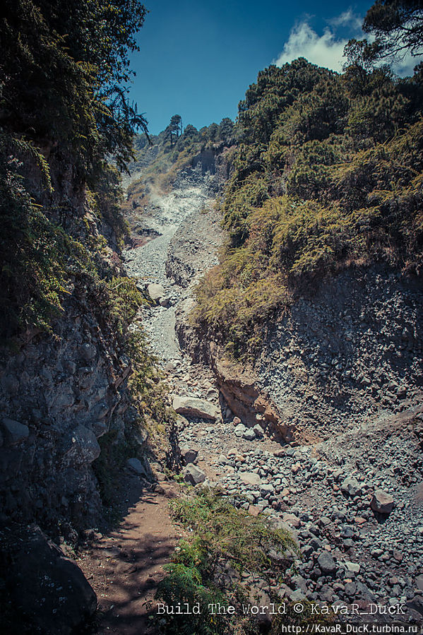 Вулкан Воды Санта-Мария-де-Хесус, Гватемала