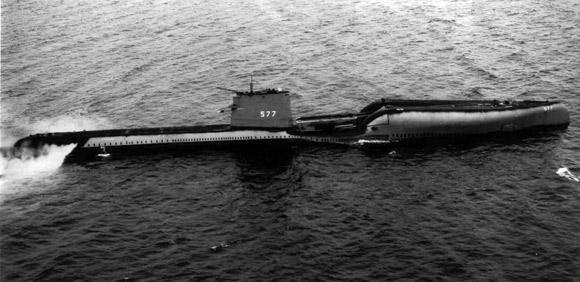 Подводная лодка Growler на боевом патрулировании. Найдено в сети Нью-Йорк, CША