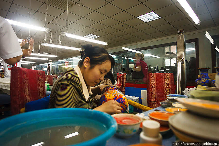 Фабрика перегородчатой эмали Муниципалитет Пекин, Китай