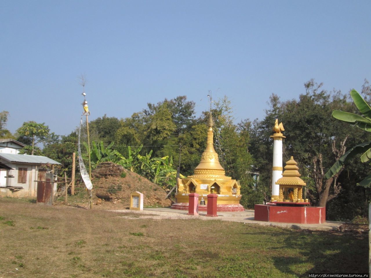 Golden Budda Temple Сипо, Мьянма