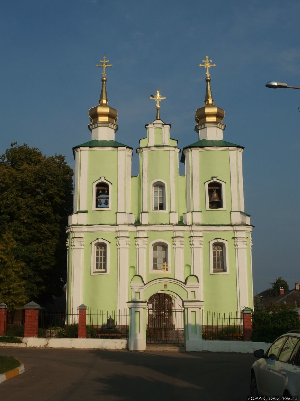 бывший костел на Замковой горе — теперь православный храм Себеж, Россия