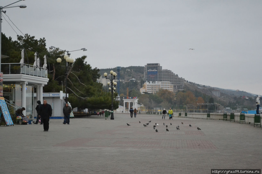 Алушта, центральная набережная