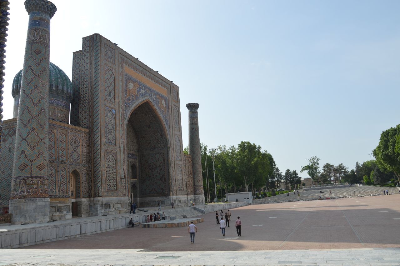 Медресе Шер-Дор в Самарканде Бухара, Узбекистан