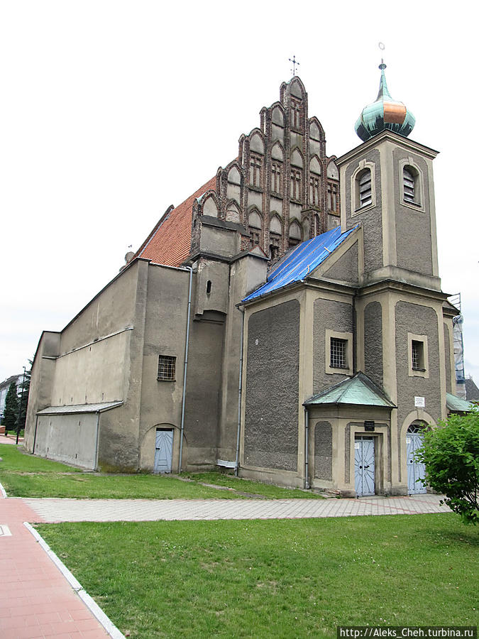 Протестантский костел, 1341 год. отстроенный после пожара в 1542 г. Ныса, Польша