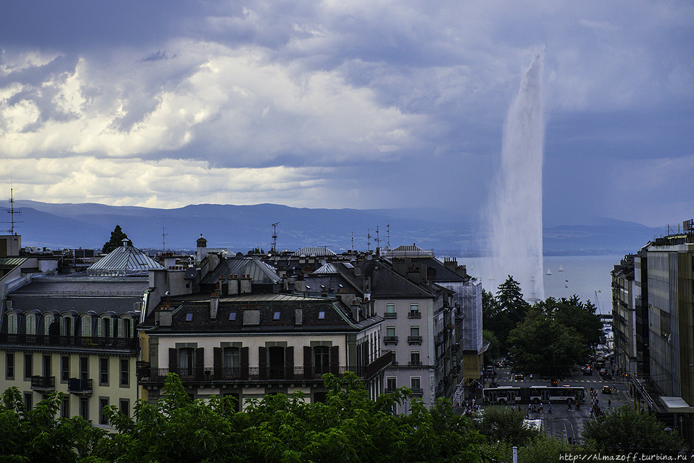 Женева — очень благополучный город Женева, Швейцария