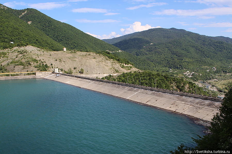 Водохранилище Жинвали Кахетия, Грузия