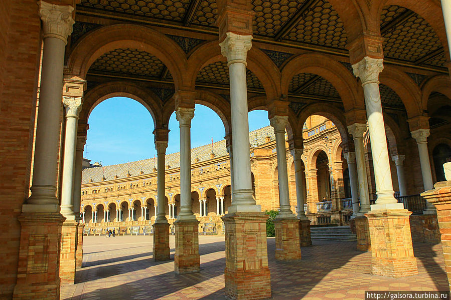 Площадь Испании Севилья, Испания Площадь Испании Севилья, Испания