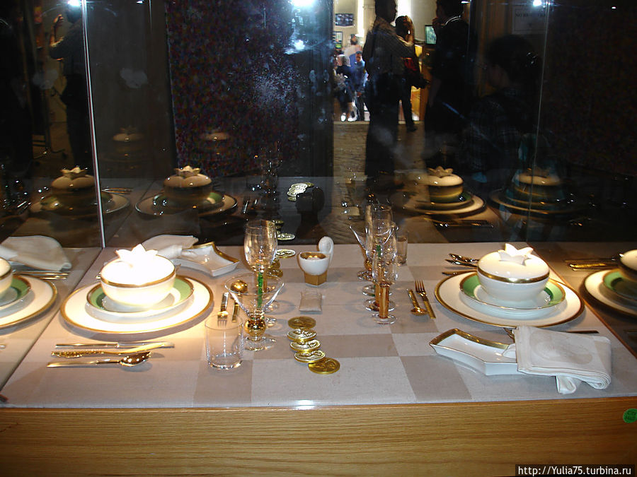 Сервировка Нобелевского банкета Сервировка Нобелевского банкета