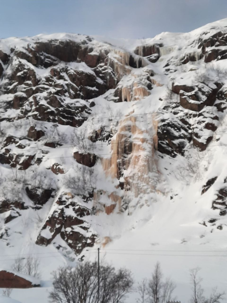 Ледяные сны водопада Териберка, Россия
