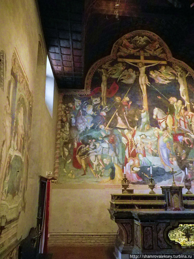 Урбино. Фрески часовни святого Иоанна Крестителя Урбино, Италия
