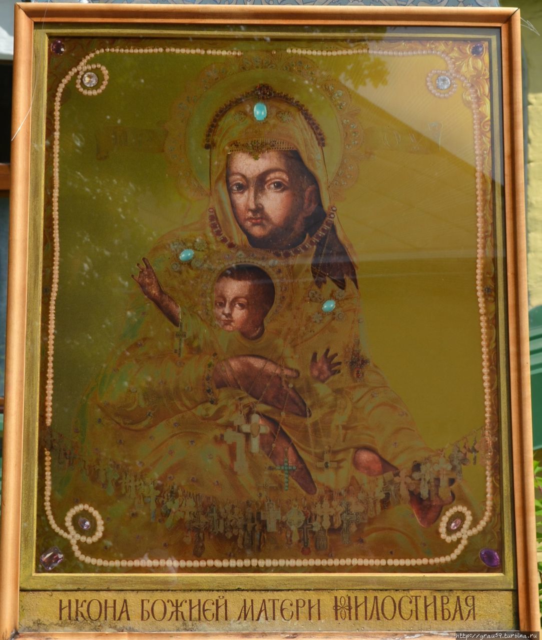 Икона Божией матери Услышательница в Зачатьевском монастыре