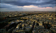 Вид на город с Эйфелевой башни