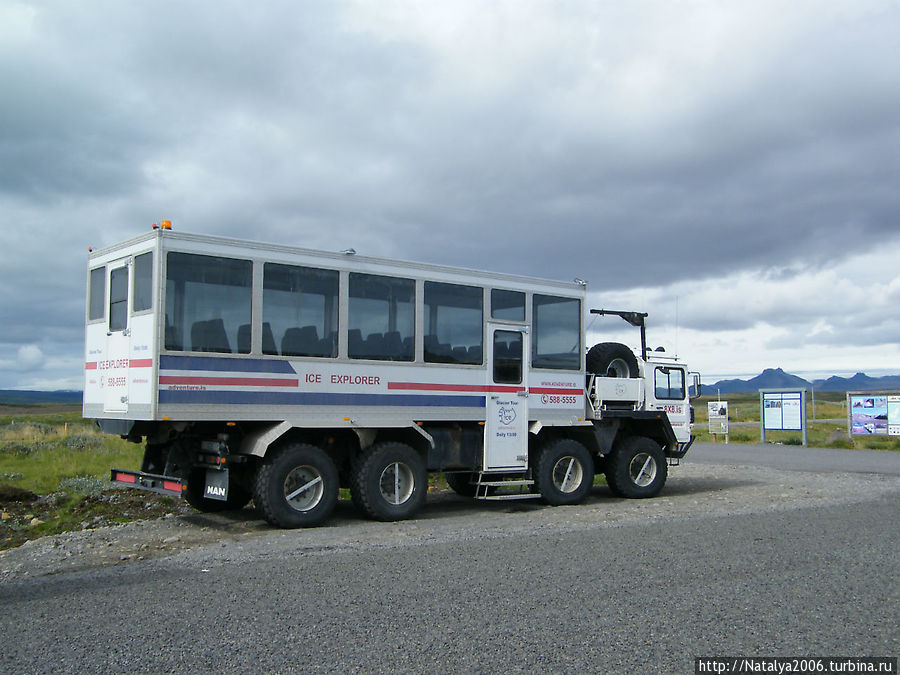 Трансопрт для экскурсий по леднику Исландия