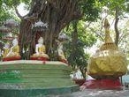 Озеро Kandawgyi Lake и буддийский храм (Mingalar Taung Nyunt Temple)