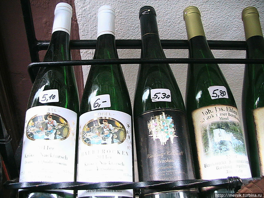 Бернкастель-Кус: отдохнуть и попробовать мозельские вина Бернкастель-Кюс, Германия