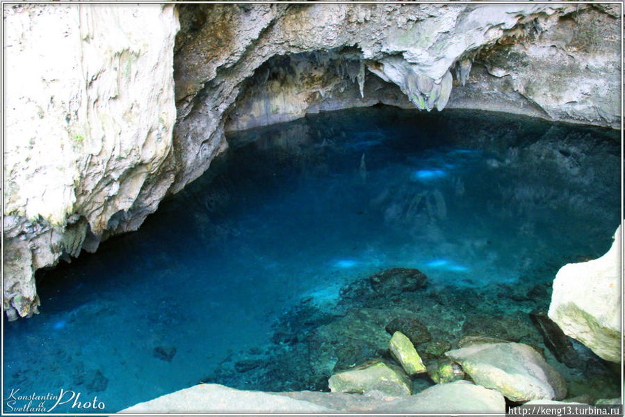 Пещера Лос-трес-Охос–три глаза подземных озёр Санто-Доминго Санто-Доминго, Доминиканская Республика
