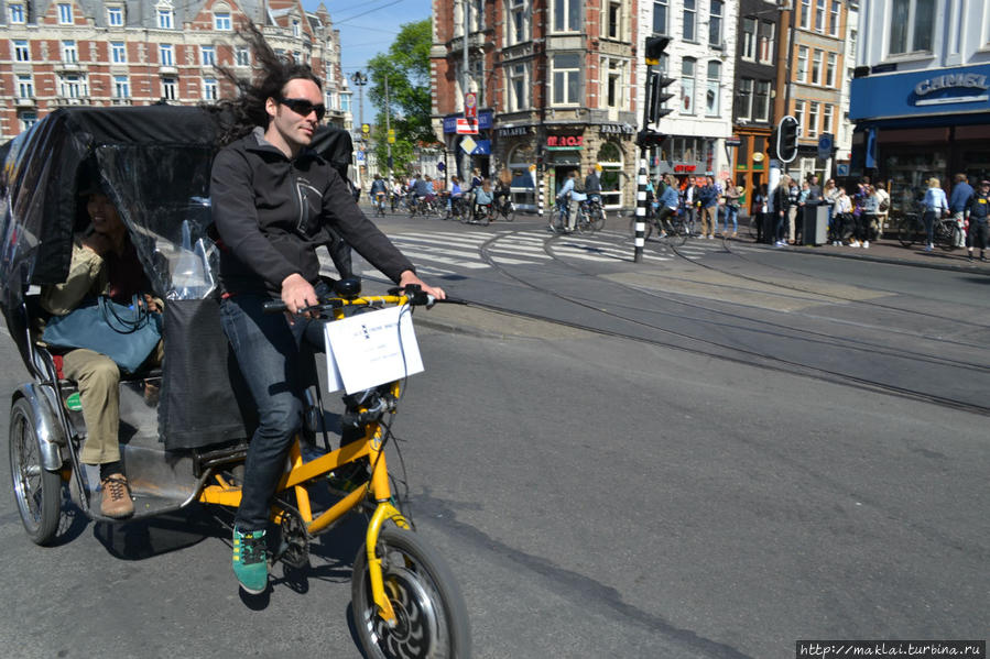 Велотакси Амстердам, Нидерланды