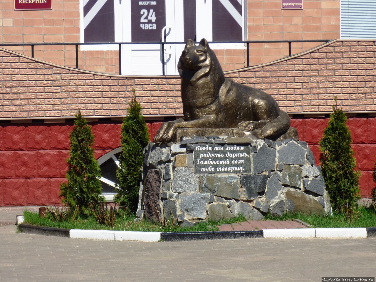 Памятник волку в Тамбове