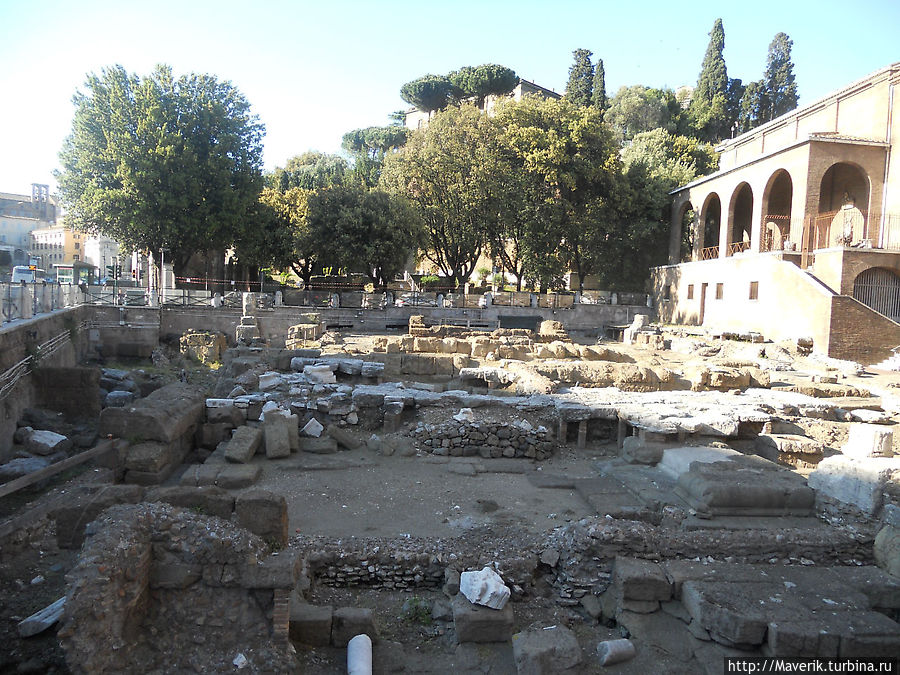 Археологические раскопки. Рим, Италия