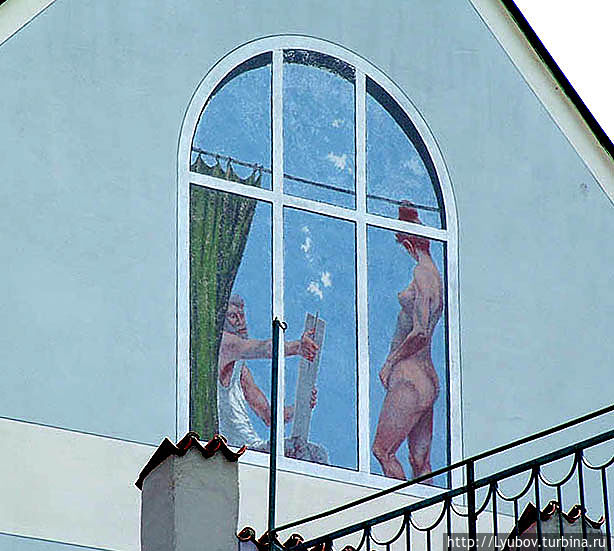 Фасады домов Фюссена Фюссен, Германия